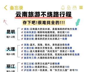 后悔来云南前没有看到这篇攻略，踩坑了